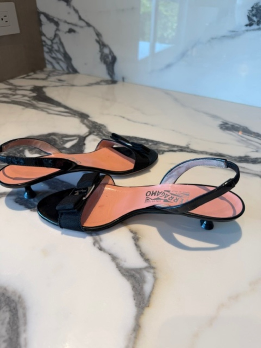 Ferragamo Sling Back Sandles